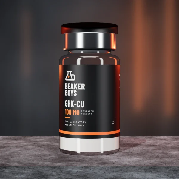 GHK-Cu Canada 100 mg research peptide vial by Beaker Boys