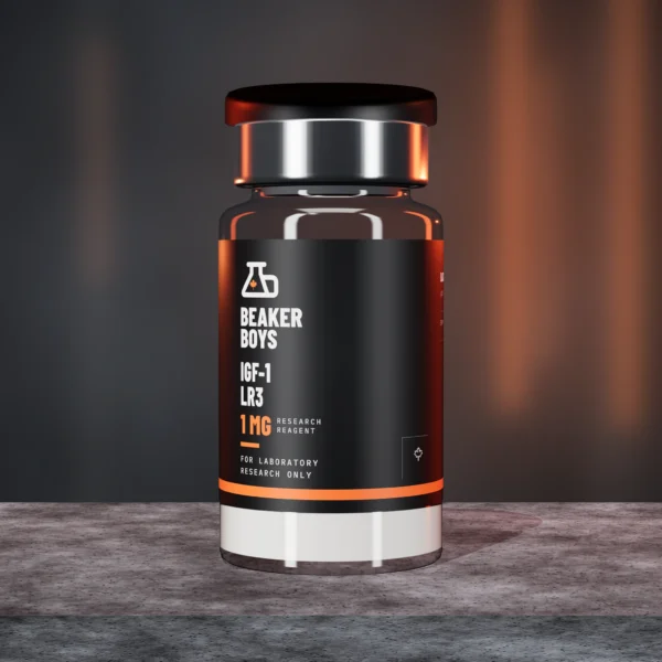 IGF-1 LR3 Canada 1 mg research peptide vial by Beaker Boys