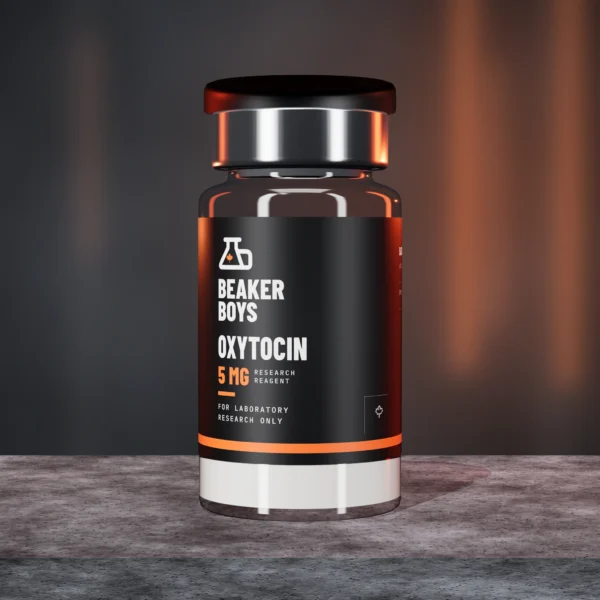 Oxytocin Canada 5 mg research peptide vial by Beaker Boys