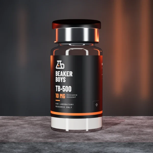 TB-500 Canada 10 mg research peptide vial by Beaker Boys